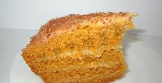 Торт Рыжик в мультиварке