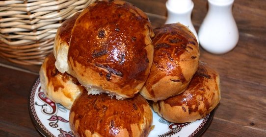 Булочки из дрожжевого теста в духовке