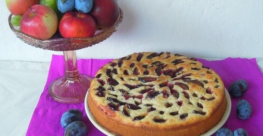 Капустный блинный пирог