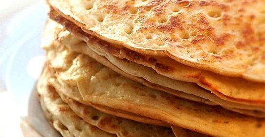 Блинчики на молоке воздушные