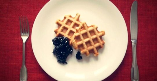 Американские вафли на кефире