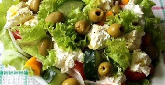Греческий салат на итальянский лад