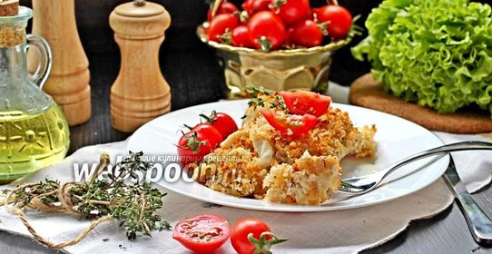 Филе окуня под хлебной крошкой