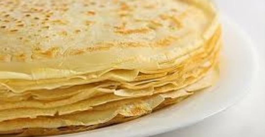 Сладкие блины на молоке, можно с любой начинкой