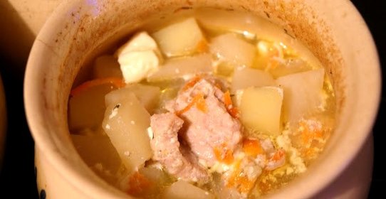 Индейка с картошкой в горшочке