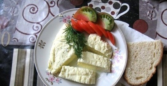 Вареный омлет в пакете