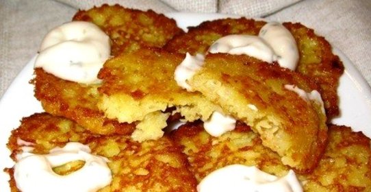 Драники с творогом