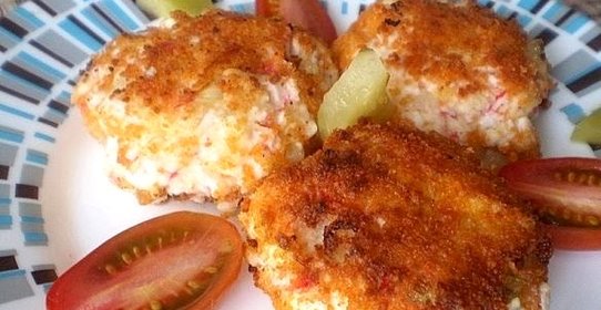 Котлеты из краба