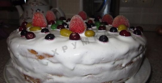 Быстрый тортик из мультиварки