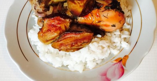 Курица со сливами