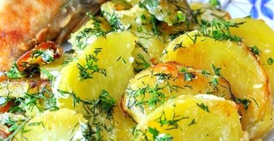 Картофель в сливках