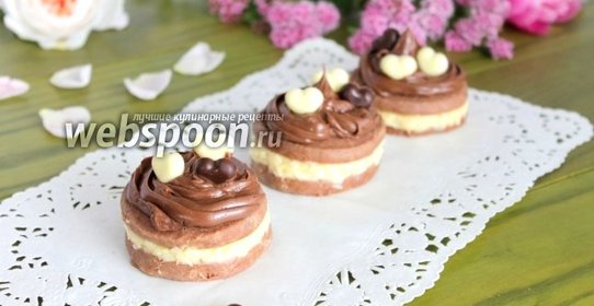 Шоколадное печенье с кремом