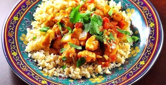 Курица в соусе масала