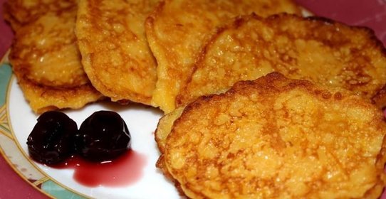 Оладьи из тыквы