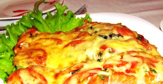 Семга с сыром в духовке