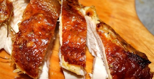 Куриная грудка запеченная с розмарином, тимьяном и цедрой цитрусовых