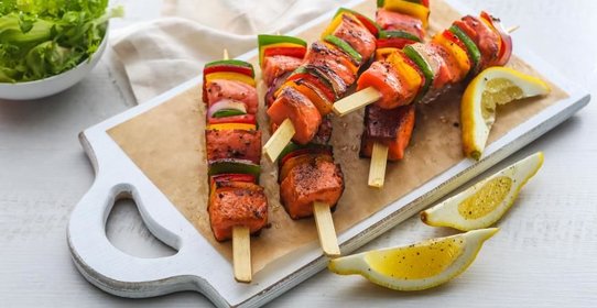 Шашлык из семги