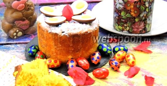 Творожный кулич