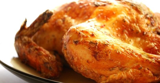 Курица целиком в духовке