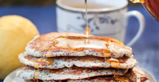 Лимонно-маковые оладьи