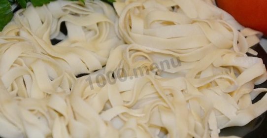 Постная лапша