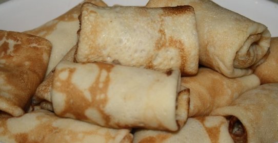 Блинчики с мясом