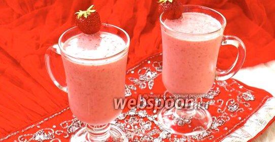 Ласси с клубникой