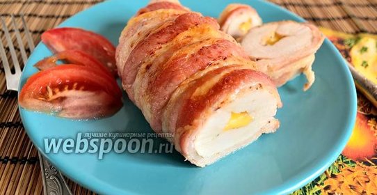 Куриное филе в беконе
