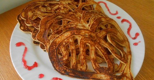 Ажурные блинчики-сердечки