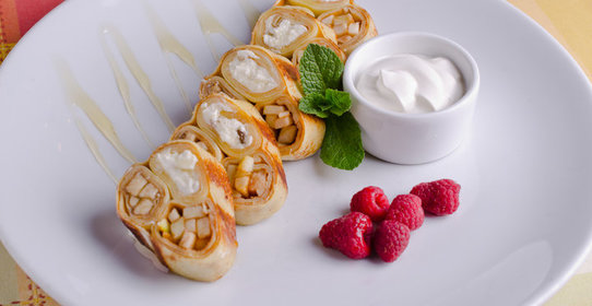 Телятина с медом и грибами