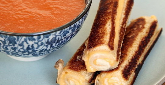 Хлебные рулетики с сыром