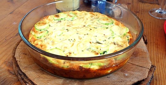 Фриттата с кабачками