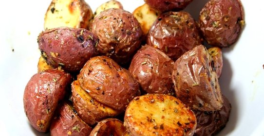 Картошка с чесноком