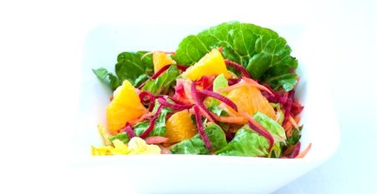 Салат из свеклы, тмина и апельсинов