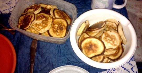 Оладьи на ряженке