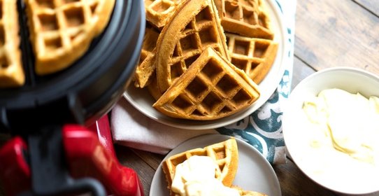 Вафли в вафельнице мягкие