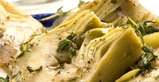 Артишоки в пряном винегрете