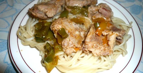 Рагу с болгарским перцем