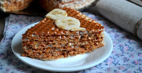 Торт из вафель