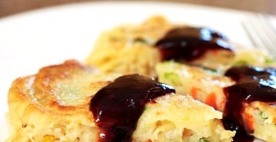 Корейские блины с луком