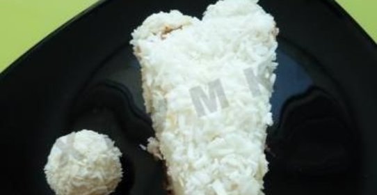 Торт бисквитный сметана Рафаелло