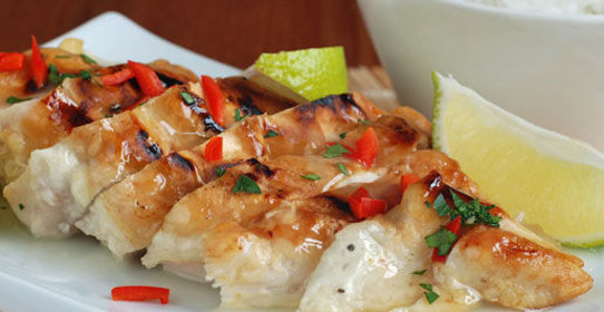 Курица с лимонным соусом