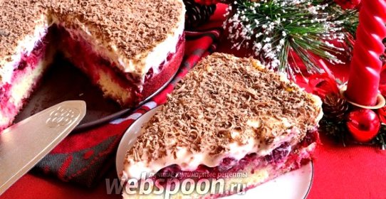 Торт «Зимняя вишня»