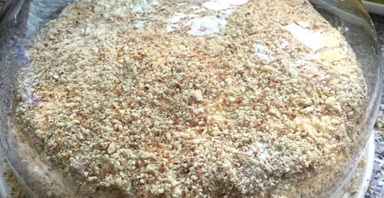 Толстовский миндальный пирог, модифицированный под диабет