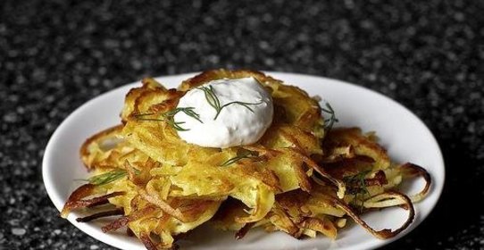 Оладьи из картофеля и пастернака