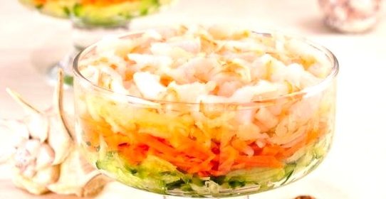 Салат-коктейль с креветками