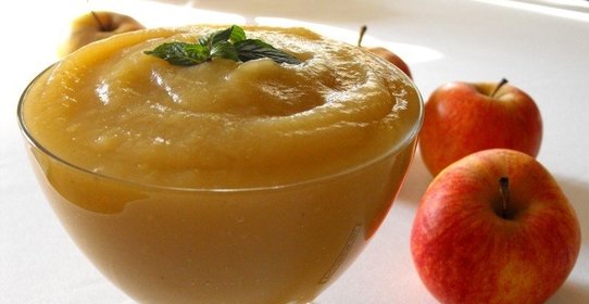 Пюре из яблок без сахара