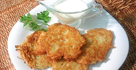 Оладьи из тёртой картошки