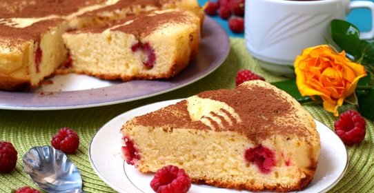 Бисквит на сковороде