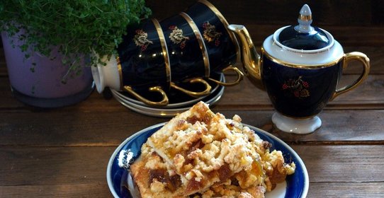 Печенье на кефире с вареньем